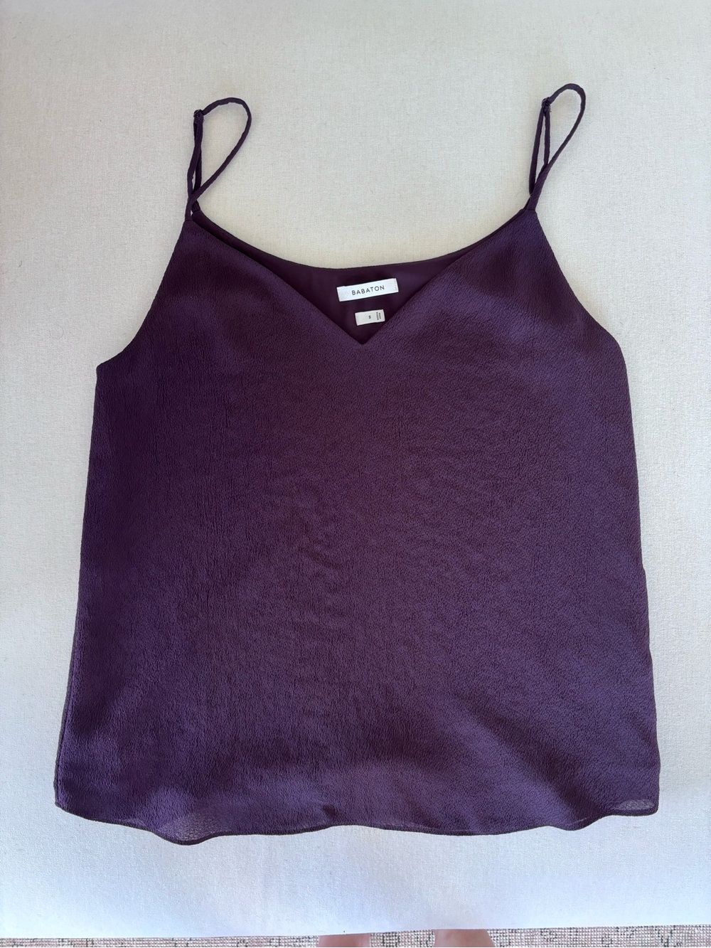 Aritzia Babaton Everly camisole loose top plum S oversized - Picture 1 of 6